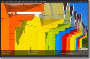 Bing search page